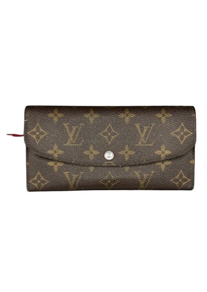 null LOUIS VUITTON 
Model Sarah Circa 2000
Red interior wallet, in monogram canvas,...