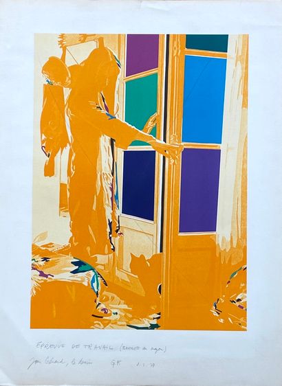 null Gérard FROMANGER (1939-2021) 
Splendeurs / Florence (1976)
Lithographie en couleurs
36,3...