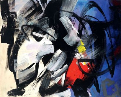 Jean MIOTTE (Né en 1926) 
Abstraction
Huile sur toile signée en bas à gauche
130...