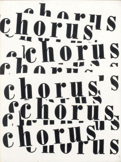CESAR (1924-1998) 
Chorus
Impression d'encre
23 x 17,5 cm - 9 x 7 in.
Ink on pap...
