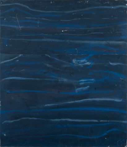 Georges NÖEL (1924-2010) 
Colère océane, 2001
Technique mixe sur toile, signée et...