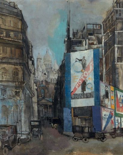 Germ de JONG (1886-1967) 
Paris, 1927
Huile sur toile, signée et datée en bas à droite
82...
