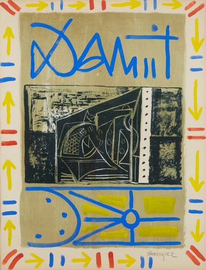 null Oscar DOMINGUEZ (1906-1957)

Damiit

Gouache originale sur lithographie, signée...