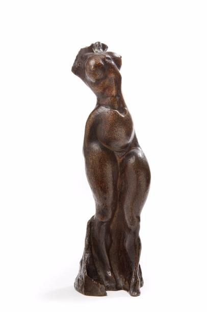 Pablo GARGALLO (1881-1934) Petite faunesse debout, 1908
Sculpture en bronze, signée,...