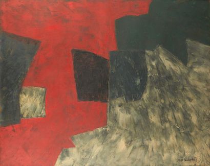 Serge POLIAKOFF (1906-1969) Composition abstraite, 1960
Huile sur toile, signée en...