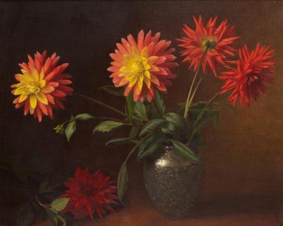 Reza SAMIMI (1919-1991) Reza SAMIMI (1919-1991)
Bouquet de fleurs
Huile sur toile,...