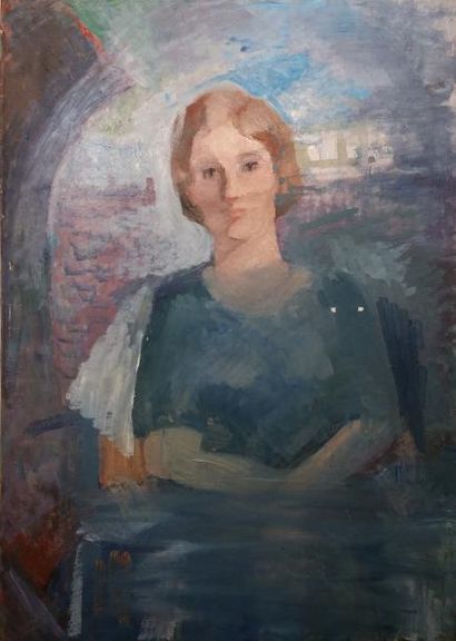 Raymonde HEUDEBERT (1905-1991) Raymonde HEUDEBERT (1905-1991)

Portrait de femme

Huile...