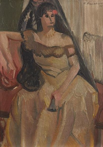 Nicolas POLIAKOFF (1899-1976) Femme assise, 1935

Huile sur toile, signée et datée...