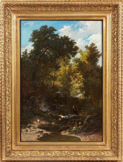 Louis BOULANGE (1812 - 1878) Paysage

Huile sur toile

Signée en bas à droite

83...