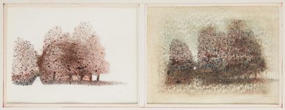 Ferit Iscan (1931-1986) Paysages et La foret

Trois techniques mixtes sur papier,

Signées...