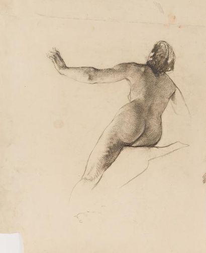 Mosè Bianchi (1840-1904) Etude de nue

Fusain sur papier

50 x 40 cm. - 19 5/8 x...