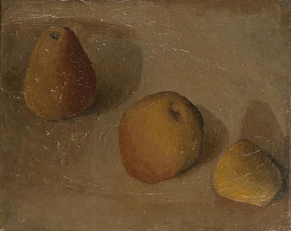 Pavel Fedorovich TCHELITCHEW (1898-1957) Nature morte aux pommes et aux poires, 1926

Huile...