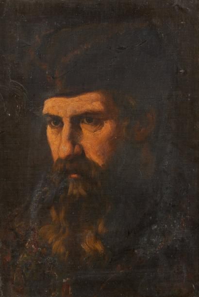 Mihály VON MUNKACSY (1844-1909) Portrait d'homme

Huile sur toile

Signée en bas...