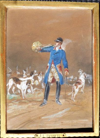 null John Lewis BROWN (1829-1890)

La chasse à courre

Gouache et aquarelle sur papier...