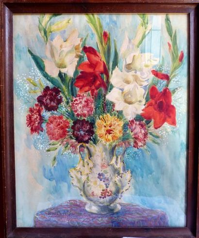 null Pierre LE TRIVIDIC (1898-1960)

Bouquet de fleurs

Aquarelle et gouache sur...
