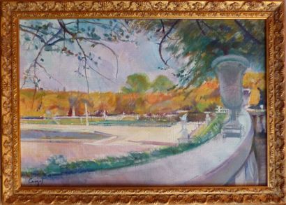 null Maurice CROZET (1896-1978)

Le parc du Luxembourg à Paris

Huile sur toile

Signée...
