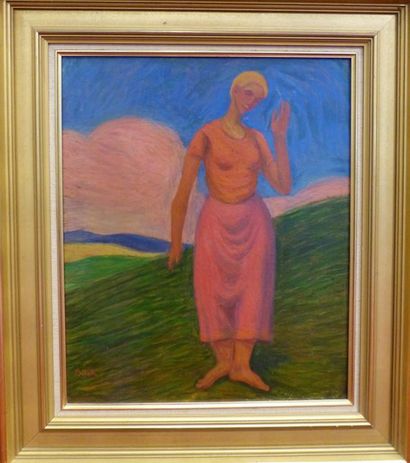 null Aloïs BILEK (1887-1960)

Femme

Huile sur panneau

Signée en bas à gauche

46...