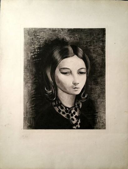 null Moise KISLING (1891-1953)

Jeune fille

Gravure numérotée 18/26 en bas à gauche

66...