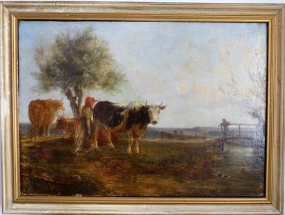 null Ecole française du XIXème

Les vaches

Huile sur toile

47 x 68 cm. 