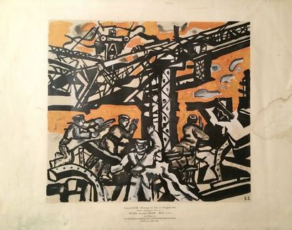 null Fernand LEGER (1881 – 1955)

Hommage aux tués de Stalingrad

Lithographie reproduite...