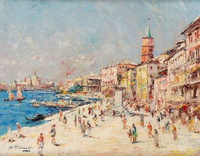 Charles VERBRUGGHE (1863-1920) Charles VERBRUGGHE (1863-1920)

Venise, 

Huile sur...