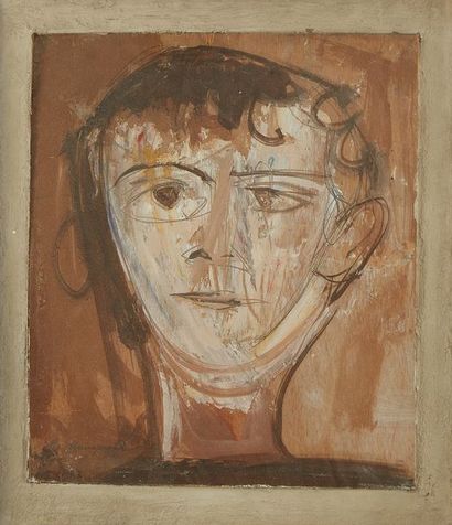 Milo MILUNOVIC (1897-1967) Portrait
Technique mixte sur panneau, signée en bas à...