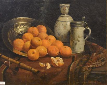 null Julie Anne RIFAULT (XIXe-XXe siècle)

Nature morte à la flûte et aux oranges...