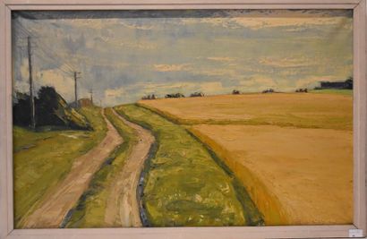 null Arthur NIELSEN (1883-1946)

Chemin dans les blés

Huile sur toile signée en...