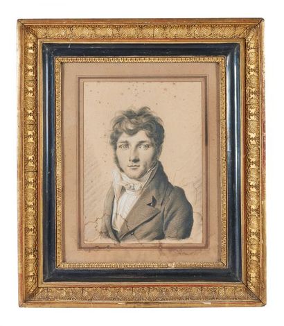  Louis-Léopold BOILLY (1761-1845) 
Portraits en buste de Monsieur et Madame Hébert...