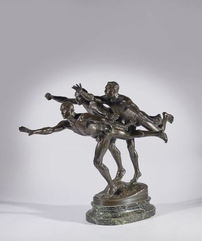 null Alfred BOUCHER (1850-1934)

Au but

Épreuve d’édition en bronze patiné, fonte...