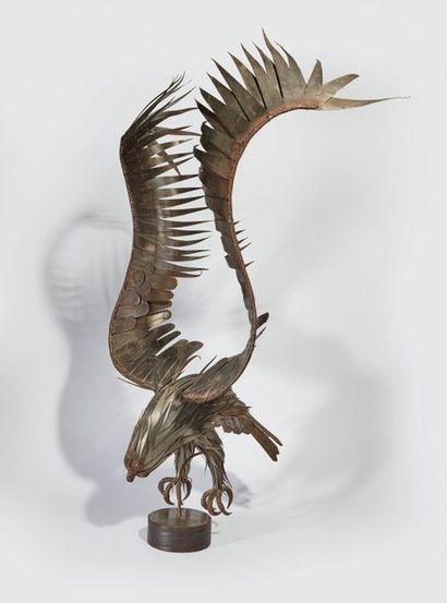 Michel JARRY (XX-XXIe siècle) 
Aigle 
Sculpture...