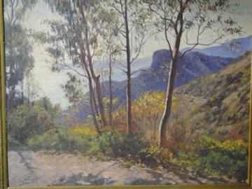R. ORTEGA Paysage d'Andalousie, 1932 Huile sur toile en bas à gauche. 91 x 72 .....