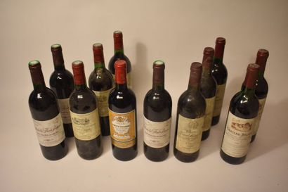 null 2 bouteilles Château Belair, 1er Cru classé Saint-Émilion, 1986. 

3 bouteilles...