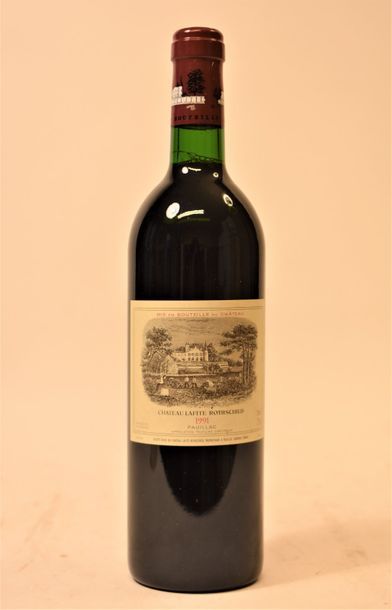 null 1 bouteille Château Lafite Rothschild, 1er Grand Cru classé, Pauillac, 1991...