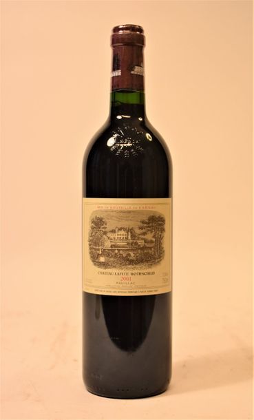 null 3 bouteilles Château Lafite Rothschild, 1er Grand Cru classé, Pauillac, 200...