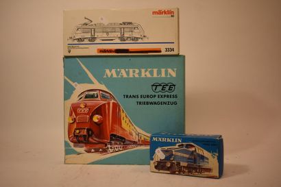 null MARKLIN (bo) : coffret TEE, réf. 3070

-Locomotive diesel de manœuvre DHG 500,...