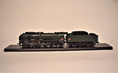 null M.T.H. ELECTRIC TRAINS - USA « O » : locomotive 141 P 8 SNCF, verte, avec son...