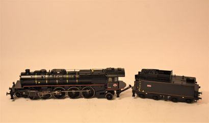 null M.T.H. ELECTRIC TRAINS - USA « O » : locomotive 241 A -10 SNCF, noire et son...