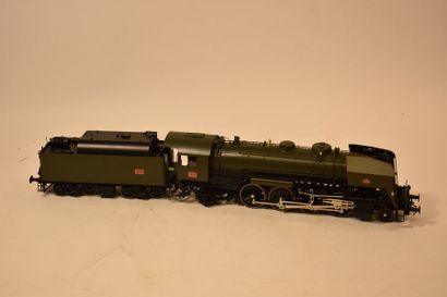 null SUNSET MODELS « O » : locomotive 141 R 769 DNCF, verte, avec tender 30 R 769....