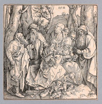 null Albrecht DÜRER (Nuremberg 1471-1528)

La Sainte Famille, 1511

Bois. Bartsch...