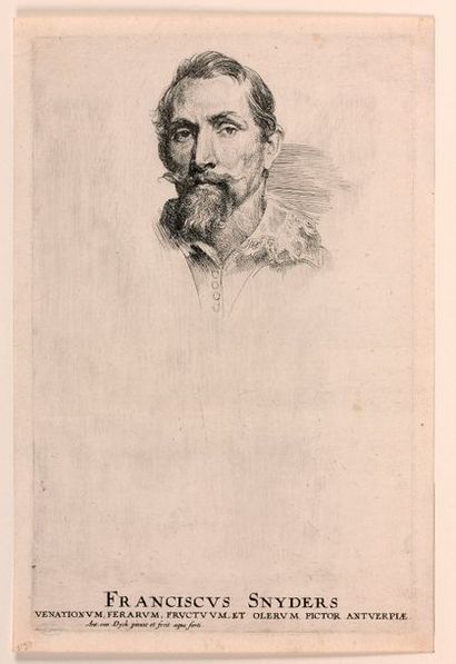 null Anthonius VAN DYCK (Anvers 1599-Londres 1641)

François Snyders, peintre de...