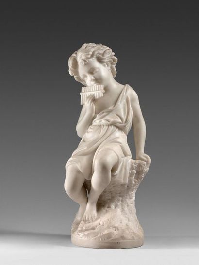 null Sculpture en marbre blanc d’après Pascale ROMANELLI

représentant un enfant...