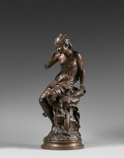 null Mathurin MOREAU (1822-1912)

Femme à la coquille ou La Source

Épreuve en bronze...