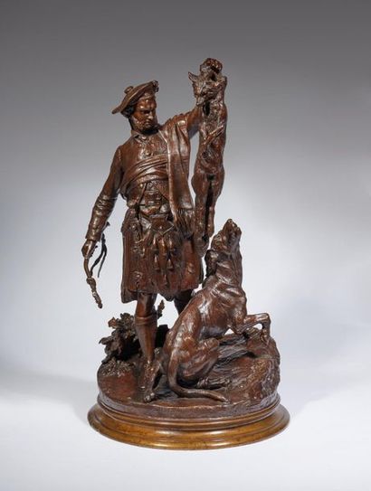null Pierre-Jules MÊNE (1810-1879)

Chasseur écossais

Épreuve en bronze à patine...