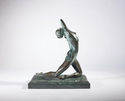 Tom MERRIFIELD (né en 1932) : Danseuse. Bronze...