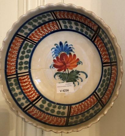 null SEVEN decorative plates in earthenware or porcelain including Bayard plate,...