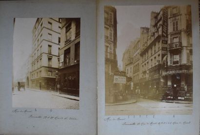 null TWO B/W PHOTOS: Rue du Renard in Paris, circa 1900. Height. 29 - Width. 23 cm



STUDY...