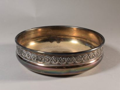 RISLER & SQUARE: Round silver bowl with a...