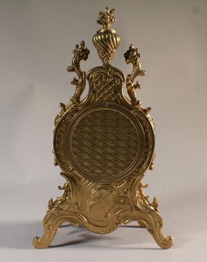null HANGING in gilt bronze, rocaille style. Height 33 cm
