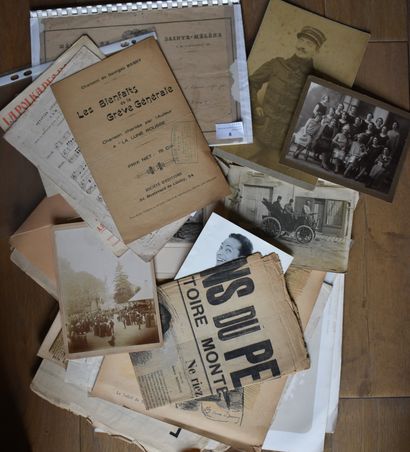 null MISCELLANEOUS DOCUMENTS: Saint Helena diploma, various photos, newspapers, letters...